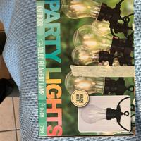 Serie di luci da giardino