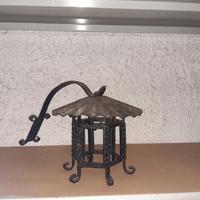 Lampade antiche in ferro battuto 5pz