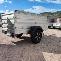 Carrello rimorchio auto mono asse