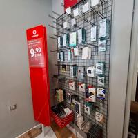 griglia espositiva in ferro zincato