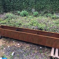 Fioriera ferro corten