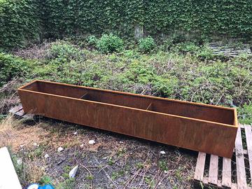 Fioriera ferro corten