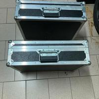 COPPIA FLIGHT CASE SINGOLI PER CDJ PIONEER ECC