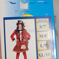 vestito carnevale scozzese 9/10 Anni
