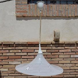 Lampadario sospensione design vintage anni 70 80