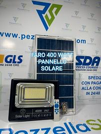 faro con pannello solare 400 watt