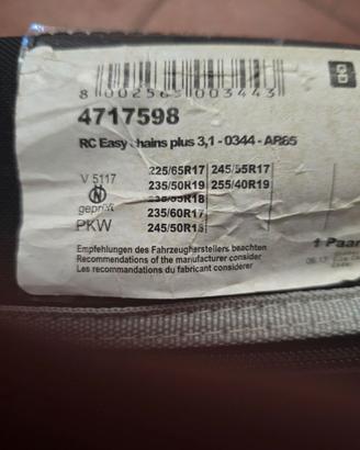 Catene Neve Arexons Easy Chain PLus Nuove