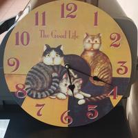 Orologio da parete con Gatti
