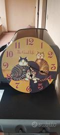 Orologio da parete con Gatti