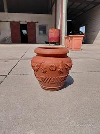 vaso in terracotta pesante