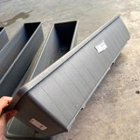 Fioriera 80cm grigio antracite per fiori e piante