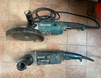 LOTTO SMERIGLATRICE ANG. 230mm BOSH MAKITA LEGGI