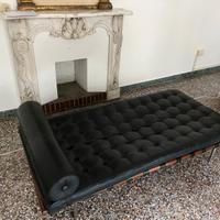 Day bed in pelle nera - design