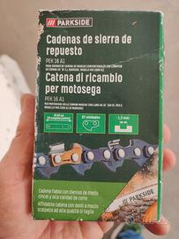 catena per motosega +olio per catena