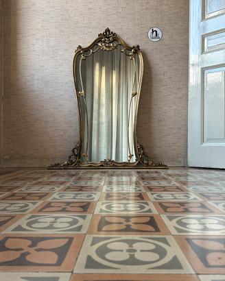 Specchio dorato stle chippendale