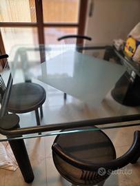 tavolo sala vetro