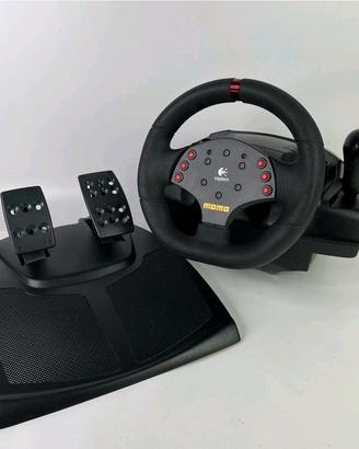 logitech momo racing force feedback wheel