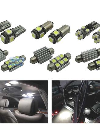 KIT 14 LAMPADE LED INTERNE PER MERCEDES CLK CLASSE