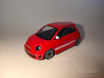 Fiat 500 Abarth 1:43 Burago Bburago giocata