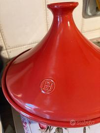 Tajine Hemile Henry 32 cm in ceramica Flame rosso