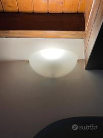 8 Applique Vetro Satinato Design Lampade