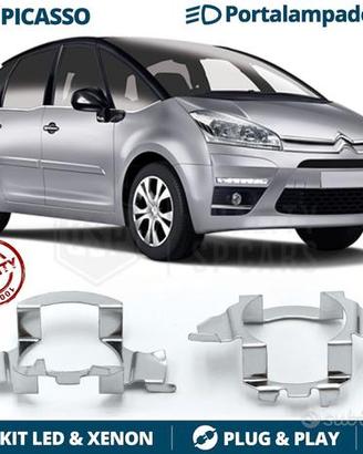 ADATTATORI montaggio LED H7 per CITROEN C4 PICASSO