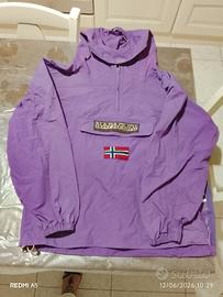 Giacca antivento Napapijri viola taglia S