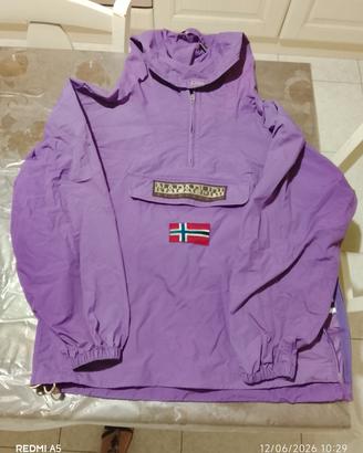 Giacca antivento Napapijri viola taglia S