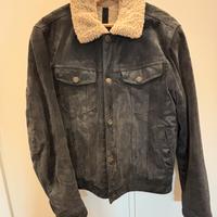 Giacca trucker MNG suede scamosciato