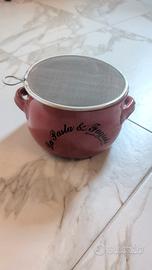 Pentola terracotta pasta e fagioli