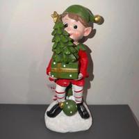 Elfo Natalizio con Alberello