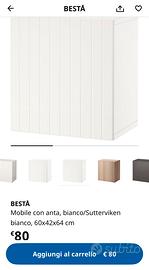 Ikea besta mobile base con anta