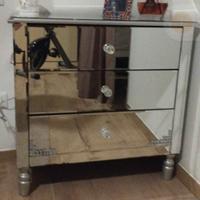 cassettiera specchio 