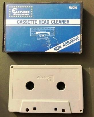 2 Audiocassetta Pulisci Testine per mangianastri