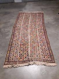 Tappeto Persiano del 1930 mis. 256 X 120 cm raro