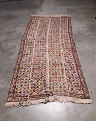 Tappeto Persiano del 1930 mis. 256 X 120 cm raro