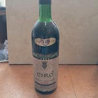 Vino Cirò del 1973 della Sicilia