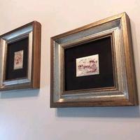 Due Quadri Ti.Emme argento e sangue di bue