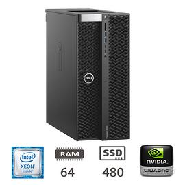 Dell T5820 Workstation Xeon 64Gb+480Gb Ricondizio