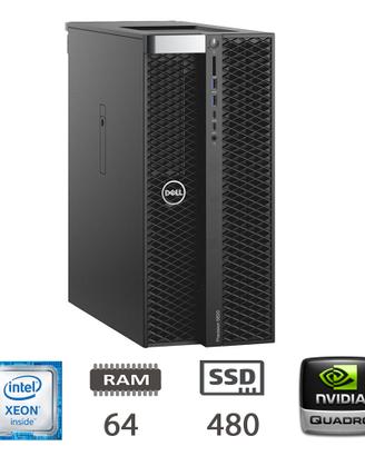 Dell T5820 Workstation Xeon 64Gb+480Gb Ricondizio