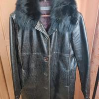Cappotto in pelle