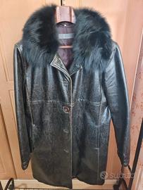 Cappotto in pelle