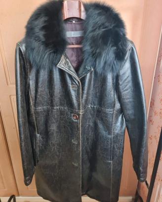 Cappotto in pelle