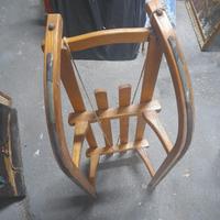 Slitta in Legno Vintage - Slittino da Neve 1960