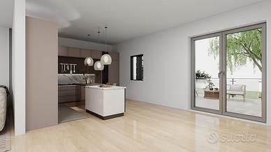 Trivano con cortile nuova costruzione