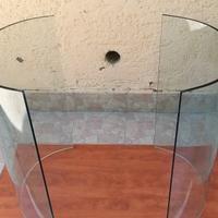 supporti in vetro per tavolo