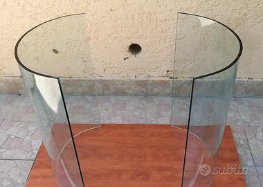 supporti in vetro per tavolo