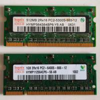 HYNIX 1GB+512MB DDR2 SDRAM SO-DIMM PC2