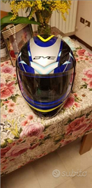 Casco integrale bye yamaha chimera blue-black S