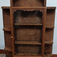 Vetrinetta in legno massello fatto a mano